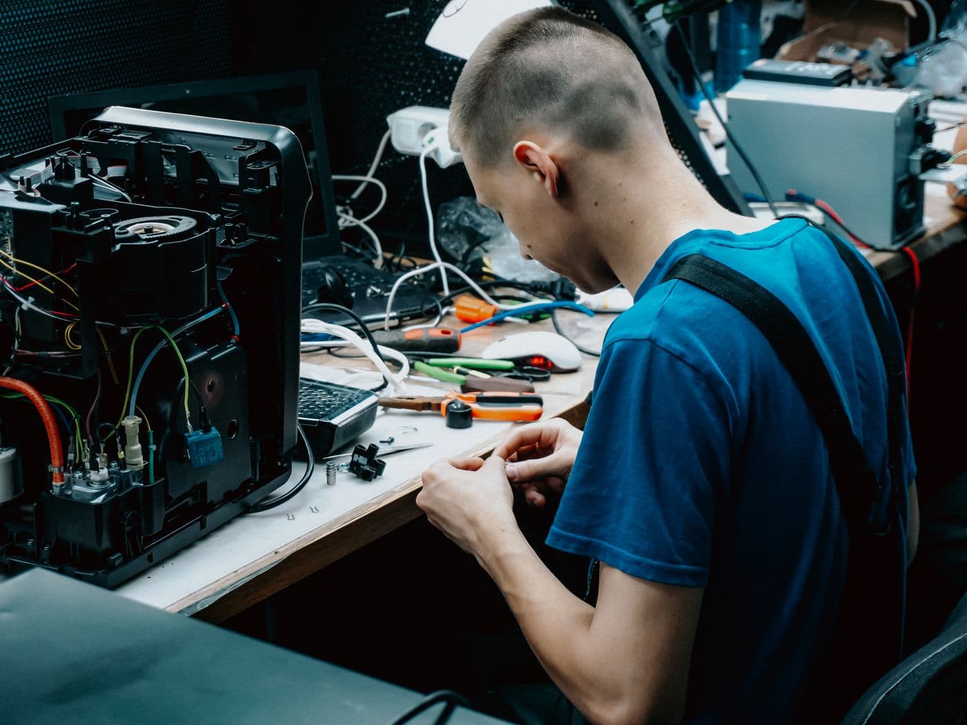 The Repair Lab repair technician and devices