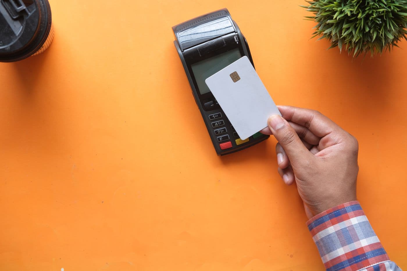 Contactless card payment for a device repair